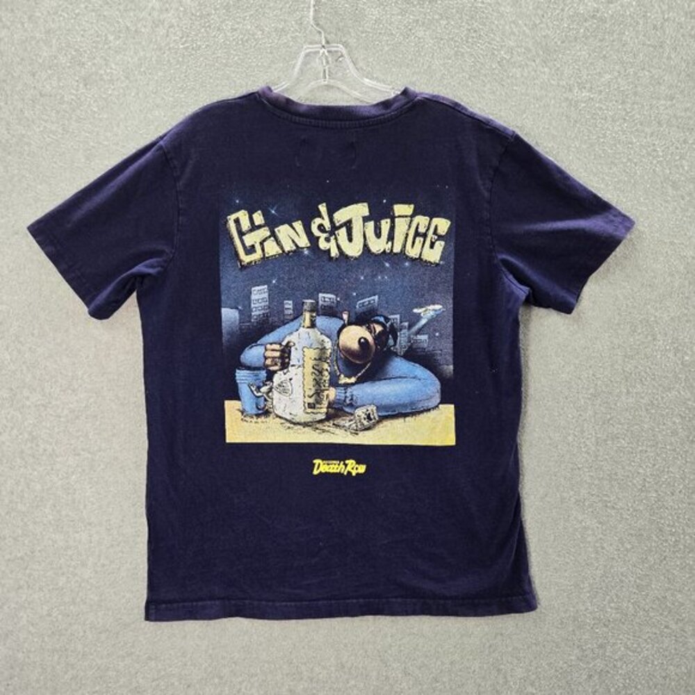 Death Row Records x Shoe Palace Men Shirt Medium Gin & Juice Snoop Doggy Dogg **